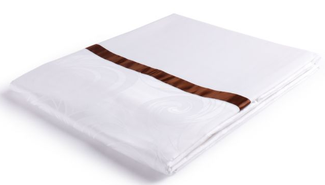 提花被套、單排橫向布帶