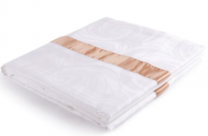 提花被套、單排豎向布帶