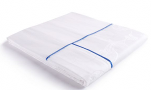 提花被套、雙排絲帶(橫一豎一)